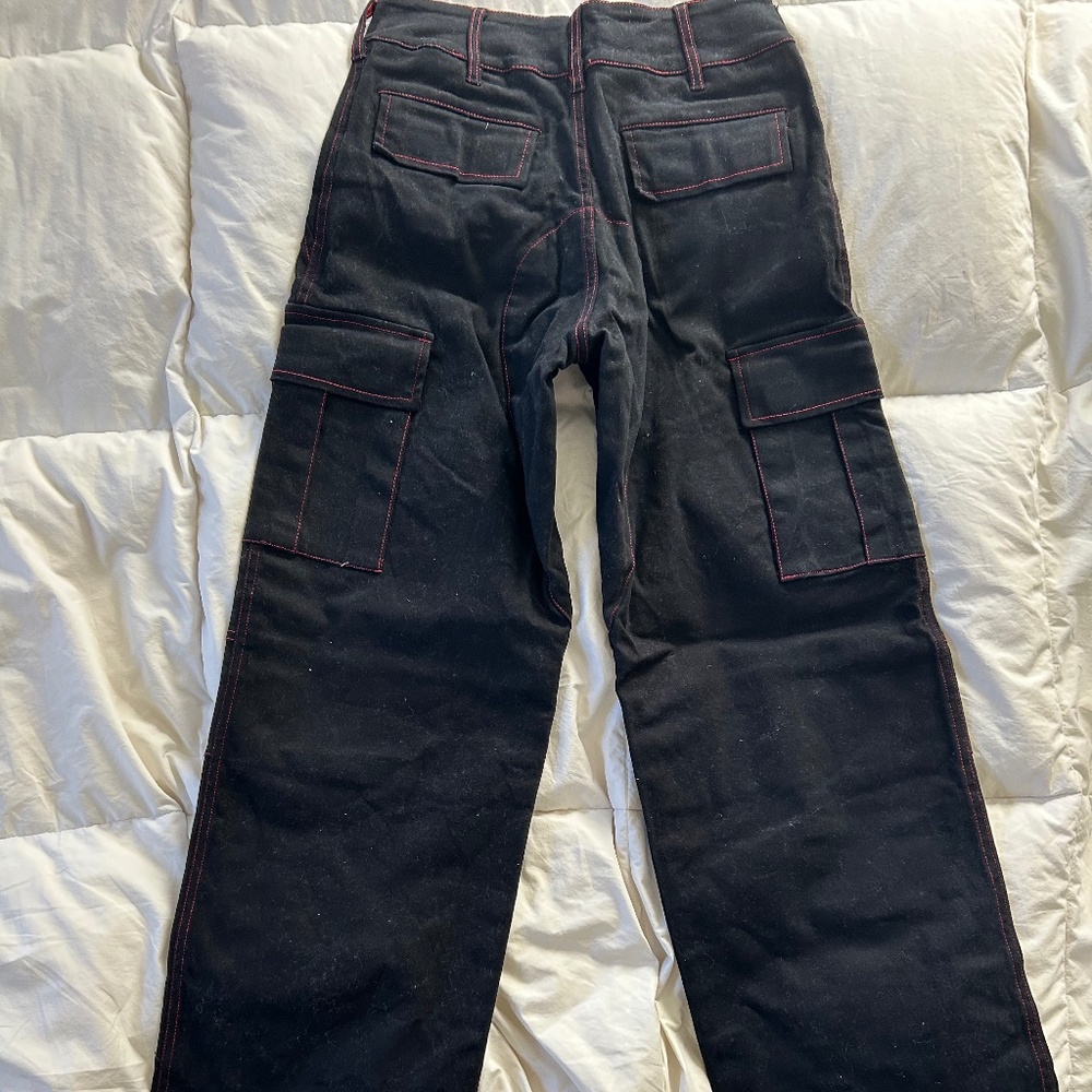 I. AM. GIA. Black cargos size small